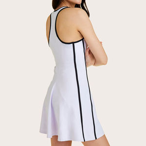 Jupe de tennis très extensible pour femme, vêtements de sport, tenue de compression pour le tennis, robe de tennis une pièce tendance pour le yoga, personnalisable de qualité supérieure - Product Image 5
