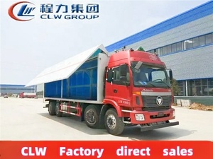 Personalizar 8x4 Foton Wing Open Van 30-40 Ton Vagón de carga Camión pesado con buen precio Euro 4 Emisión Estándar Combustible diésel - Product Image 3
