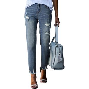 2025 Zimbaplatinum femmes jambe droite en détresse jean respirant véritable sarcelle évasé Denim pantalon taille 18 - Product Image 3