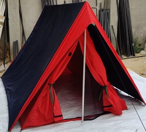 Most Selling Waterproof One-Person A-<b>Frame</b> <b>Canvas</b> Tent for Outdoor Camping Made From Cotton Fabric Camping Tent - Product Image 3