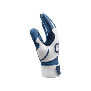Gants de frappe de baseball bleu marine, paume en cuir, dos en maille respirante, légers, avec support de poignet, pour adulte, logo personnalisé, OEM, ODM - Product Image 4