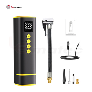 Compresseur d'air Portable numérique pour pneus de voiture, pompe à Air automatique, système de gonflage numérique, noir - Product Image 1