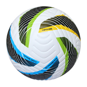 Balón de Fútbol Naranja con Patrón Azul y Amarillo, Diseño Duradero con Serigrafía para Uso en Interiores y Exteriores - Product Image 6