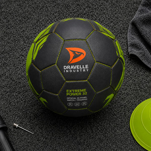 Ballon de football en PU de qualité supérieure en gros, taille 5 |   Ballon de football personnalisé avec logo cousu à la machine |   Lot de 32 ballons d'entraînement Academy Match pour l'entraînement intensif - Product Image 5