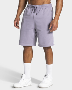 Pantalones Cortos Deportivos con Líneas en Contraste para Hombre, Pantalones Cortos de Gimnasio de Algodón Premium con un Elegante Diseño de Rayas en Contraste, Perfectos para Correr y Entrenar - Product Image 1