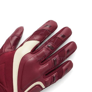 Guantes de Fútbol Americano de Cuero Personalizados, Guantes de Receptor Premium para Invierno, Palma de Alto Agarre, Ajuste Flexible para los Dedos, Ligeros y Deportivos - Product Image 5