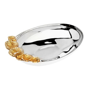 High End Food Grade Stainless Steel Serving Bowl Set with Anti-Slip Base and <b>Decorative</b> <b>Lid</b> Handle for Buffet Display - Product Image 4