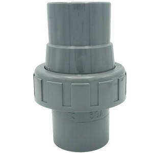 วาล์วกันกลับ Kansaikako Compact Swing Check ทนการกัดกร่อน ผลิตจากอีลาสโตเมอร์/NBR สำหรับน้ำอุตสาหกรรม ขนาดพอร์ต 50A ผลิตในประเทศญี่ปุ่น - Product Image 1