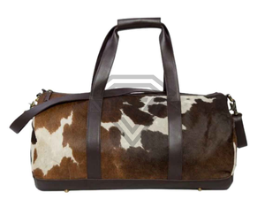 Sac de voyage en cuir de vachette véritable de qualité supérieure, fait main, grand format, pour homme et femme - Product Image 1