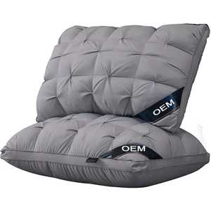 Hilton Five Star Hotel Microfiber Woven <b>Pillow</b> for Luxury Home Use Neck Pain Relief Eco-Friendly Therapy <b>Pillow</b> - Product Image 2