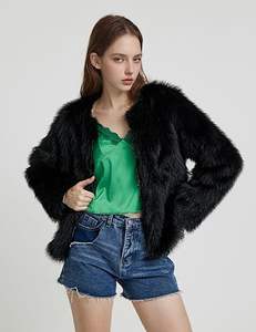 เสื้อโค้ทขนสุนัขจิ้งจอกแท้ ลดราคาพิเศษสำหรับสินค้ามาใหม่ เสื้อแจ็คเก็ตขนแท้สำหรับผู้หญิง เสื้อโค้ทขนหนาสำหรับฤดูหนาว ขนสัตว์แท้ - Product Image 4