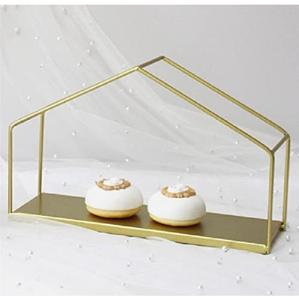 Elegante Soporte de Dos Niveles Plateado para Postres, Torre de Exhibición para Decoración de Pasteles, Soportes para Cupcakes para Servir en Buffet - Product Image 1