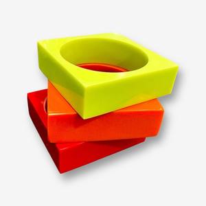 Pulseras de resina coloridas para mujer, accesorios de moda para joyería y uso festivo, de la India. - Product Image 2