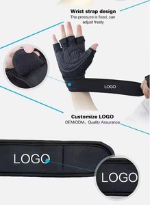 Gants de musculation personnalisés avec logo pour hommes, avec sangles de maintien pour l'entraînement, le fitness, le cyclisme et l'exercice - Product Image 4