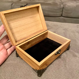 Boîte de rangement en bois artisanale de qualité supérieure pour bijoux, écologique, bon prix, provenant d'un fournisseur indien - Product Image 1
