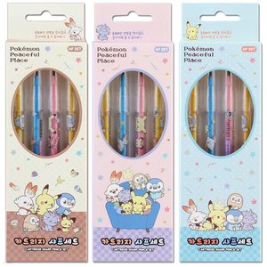 Ensemble de crayons mécaniques à cartouche Pokemoned, papeterie coréenne pour enfants, crayon rechargeable, cadeau scolaire anime pour enfants, vente en gros - Product Image 1