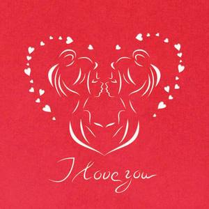 Custom 3D Pop Up Card Female Wedding Collection New Design Pop Card Theme Greeting Card Paper Craft Handmade Greeting Card - Product Image 3