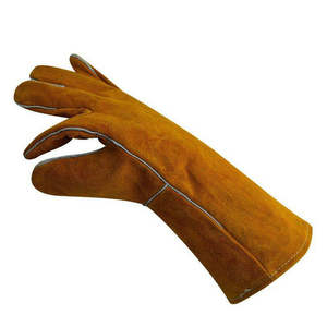 Custom Durable Welding Gloves High Heat Resistant Leather Work Gloves for Welding Cutting Forging and Furnace Use - Product Image 3