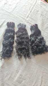 Extensions de cheveux vierges de haute qualité, 100% naturels, bouclés, noirs, pour tresses, provenant de la source du temple - Product Image 4