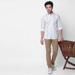 Men's Professional Cotton <b>Flannel</b> Shirt Casual Lightweight with Full Sleeves Design Breathable for Polo Printed Wholesale - Product Image 2