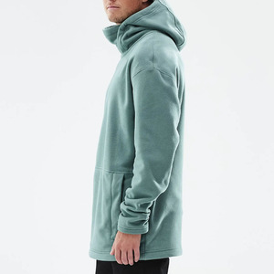 Sweat-shirt à capuche oversize pour homme en molleton uni décontracté à manches longues tricoté 100% coton anti-plis 400g Automne - Product Image 2