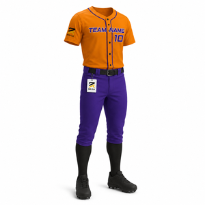 Uniforme de béisbol que ofrece una comodidad excelente, tela transpirable, movimiento flexible y calidad duradera para cada jugador. - Product Image 6