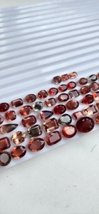 Piedras Preciosas Sueltas de Piedra Solar de Oregón Natural, Corte Mixto en Tonos Melocotón, Rojo y Verde, para Fabricación de Joyas, Anillos, Colgantes, Venta al Por Mayor, B2B - Product Image 3