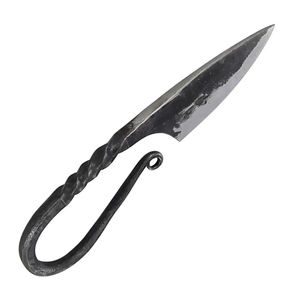 Burraq - Espada Medieval Antigua Hecha a Mano, Personalizada, OEM, Forjada a Mano en Acero al Carbono, Hoja No Ajustable, Tamaño Estándar, Multifuncional - Product Image 1