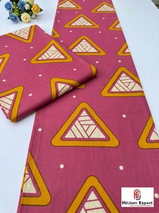 Tela de Algodón Twill Ankara con Estampado Africano Premium, Fábrica Textil OEM ODM Personalizada para la Fabricación de Ropa y Suministro para Exteriores - Product Image 6