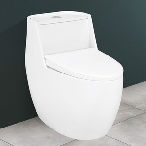 Asiento de inodoro inteligente japonés inteligente Calefacción Control remoto avanzado Nuevo diseño Cerámica de moda para baño Montado en el piso - Product Image 5