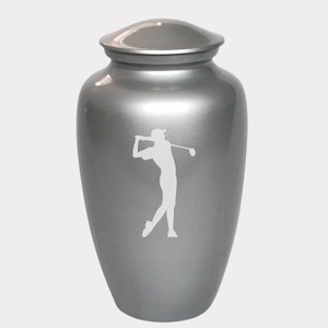 Golf Swing Cremation Urn <b>for</b> Human <b>Ashes</b> Memorial Funeral Urn Decorative <b>Keepsake</b> <b>Ash</b> Container Sports Theme - Product Image 1