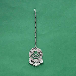 Classic Oxidised Plating Tikka for <b>Bridal</b> <b>Headwear</b> - Product Image 1
