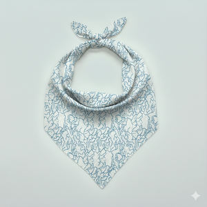 Foulard carré en coton Jaipuri à motif botanique pour femme, en tissu de style, pour le marché d'exportation - Product Image 3