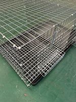 Cage à pigeons pliable en métal de style antique, écologique, avec plateau en plastique et différentes tailles, pour usage extérieur, emballée en boîte