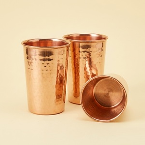Pure Copper Tumbler With Intricate Floral Etched Design Ayurvedic Water Glass For Yoga & Wellness Health Benefits Eco-Friendly - Product Image 6