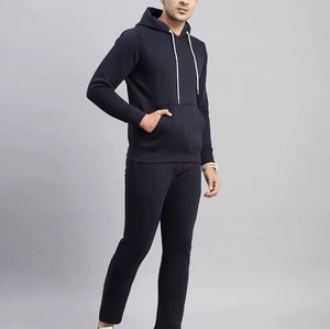 ชุดฮู้ดดี้และกางเกงจ็อกเกอร์ผ้าฟลีซคอตตอนหนาน้ำหนักมาก รุ่นโอเวอร์ไซส์สั่งทำพิเศษสำหรับผู้ชาย ปี 2025 - Product Image 2