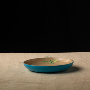 Platos y platos de bambú vietnamitas auténticos para una cena ecológica - Product Image 5