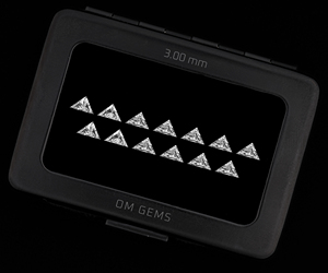Diamante de laboratorio de corte triangular de 3.0 mm, alta calidad, color EF, VVS, piedra suelta cultivada en laboratorio, proveedor de diamantes CVD para la fabricación de joyería. - Product Image 5
