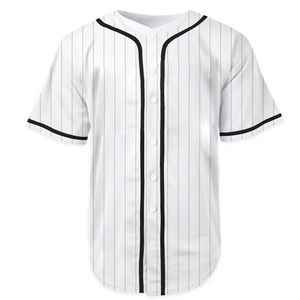 Camiseta de Béisbol Personalizada de Manga Corta a Precios Económicos / Camisetas de Béisbol Lisas para Hombre Sublimadas al por Mayor - Product Image 1
