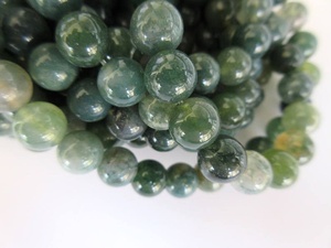 Cuentas de Piedras Preciosas Naturales Redondas y Lisas con Orificio Grande para Fabricación de Joyas, Hilo de Piedras Sueltas Perforadas - Product Image 4