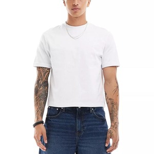 Camisetas Unisex 100% Algodón 180gsm con Logotipo Personalizado, Camiseta Lisa Teñida de Alta Calidad para Hombre, Patrón Sólido, Tejido de Tela - Product Image 2