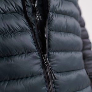 Men's Customizable Logo Printed Winter Puffer <b>Jacket</b> <b>Smart</b> Casual Style with Hood Waterproof Woolen Fabric OEM Service Available - Product Image 5