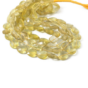 Meilleure Vente : Perles de Quartz Citron Naturel Facettées en Poire Briolette 15x16mm, Quartz Jaune, Pierre de Naissance de Novembre, pour la Fabrication de Bijoux, Vente en Gros - Product Image 1
