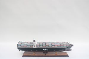 APL Container Ship (สายประธานอเมริกัน)-โมเดลเรือไม้สำหรับตกแต่งสำนักงานหรือของขวัญทางธุรกิจ - Product Image 6