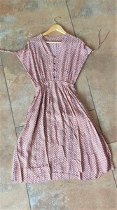 Vestido Largo Informal de Playa para Fiesta, Estilo Y2K, Cuello en V, 100% Algodón, Lavable, Estampado Floral Paisley, Satinado, Tejido, Color Natural Sólido - Product Image 3