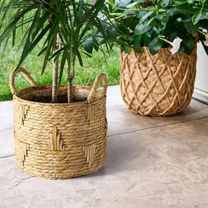 Exquisitely woven <b>water</b> <b>hyacinth</b> <b>basket</b> Handmade Storage <b>Basket</b> Wholesale eco-friendly Made in Vietnam - Product Image 3