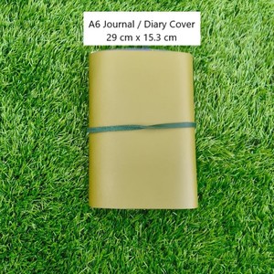 Elegante Funda de Cuero Verde Oliva A6 para Libreta de Negocios, Oficina, Portafolio, Planificador Diario, Diario, Carpeta - Product Image 2