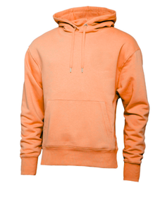 Sweat à capuche personnalisé pour homme en coton, avec logo imprimé numériquement sur le devant, en tissu polaire teint, anti-rétrécissement - Product Image 3