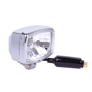 Faro Delantero para Motocicleta JY-20M2, Estilo Clásico Retro con Lente de Vidrio Transparente, 6V/12V - Product Image 1