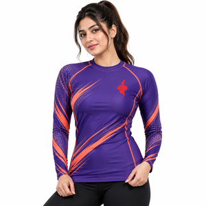 Athletic Performance <b>Women</b> Rash Guard Lightweight Long Sleeve Sportswear Moisture Wicking Quick Dry <b>Shirt</b> <b>for</b> <b>Swimming</b> Surfing - Product Image 1